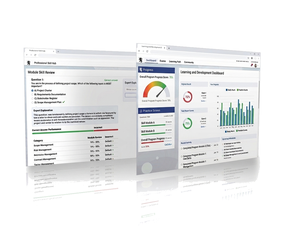 Patent Practitioner Prep progress dashboard preview
